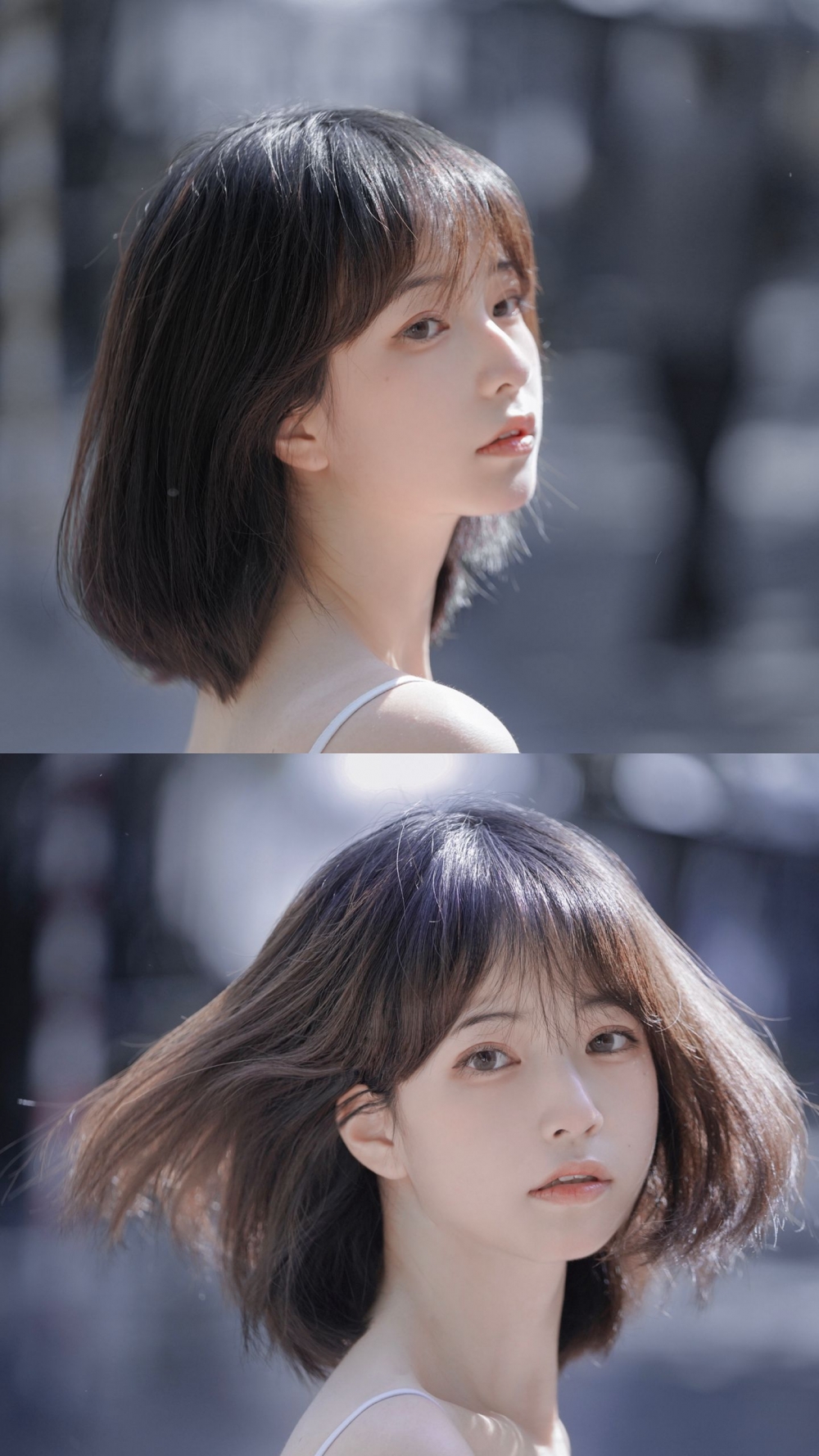 短发美女萝莉漂亮脸蛋精致侧颜 短发美女萝莉漂亮脸蛋精致侧颜