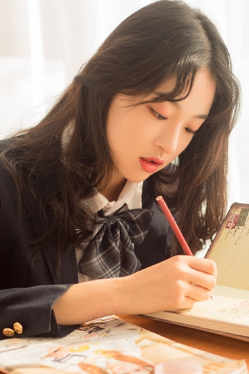 青春靓丽JK制服美女学生妹白丝美腿