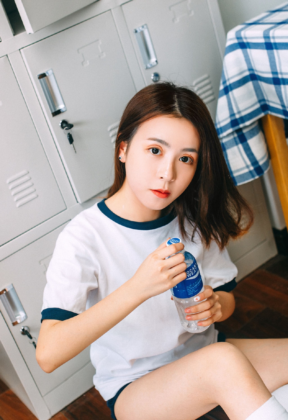 体操服美女学生妹白丝美腿纤细苗条 体操服美女学生妹白丝美腿纤细苗条