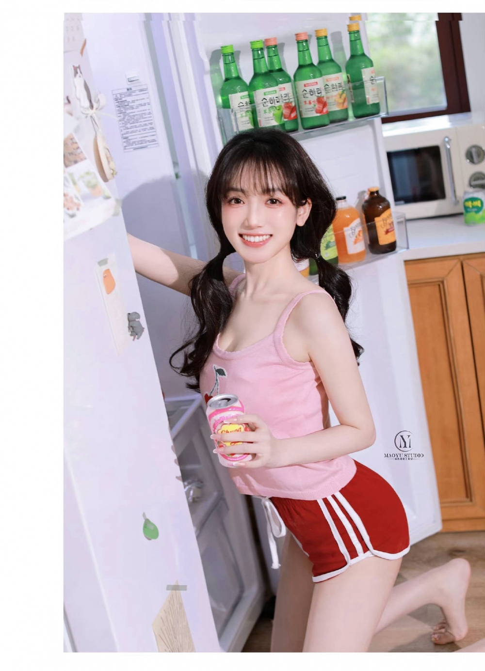 樱桃味美少女甜美笑容白皙美腿 樱桃味美少女甜美笑容白皙美腿