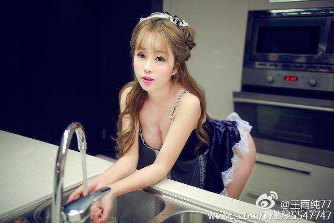 性感女神王雨纯的日系甜美写真, 艳压众网红 (图6)