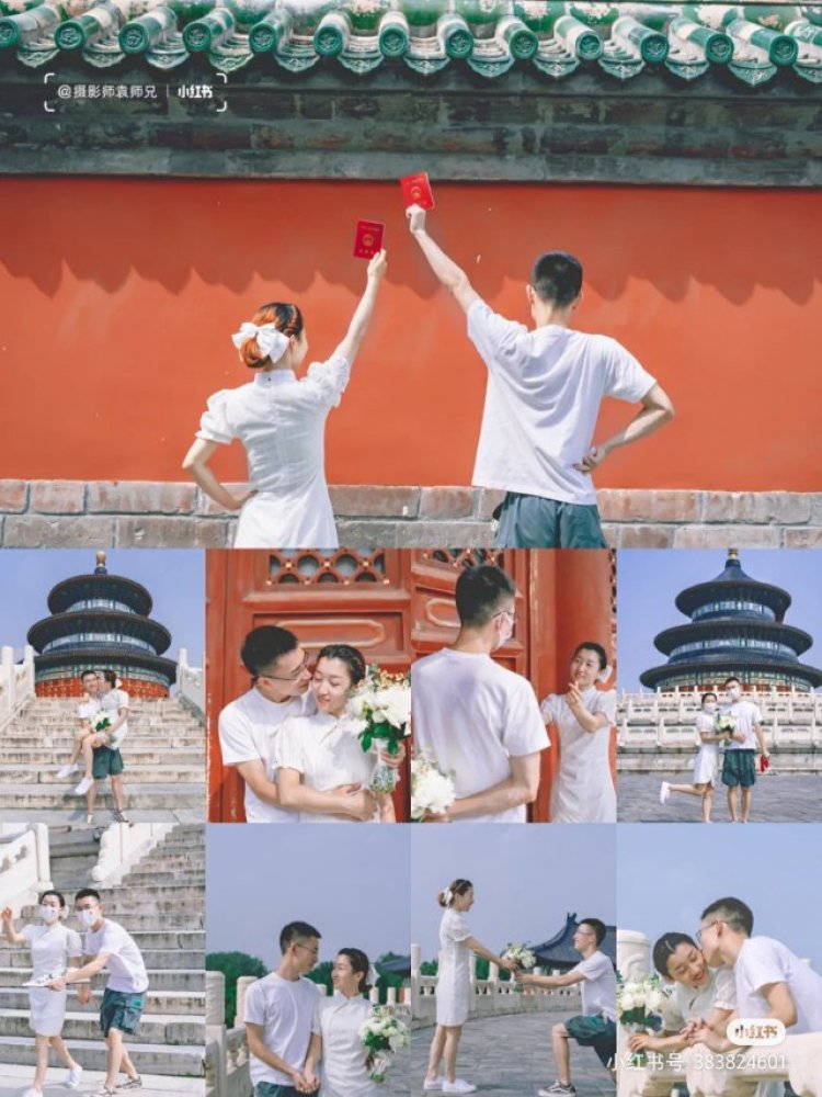 袁师兄-北京市·北京市·朝阳区-微博|小红书|图虫|朋友圈-喜欢尝试各种风格，喜欢拍照的小伙伴走起～#闺蜜 #情侣 #领证跟拍 #婚礼跟拍 #写真 #港风 #复古风