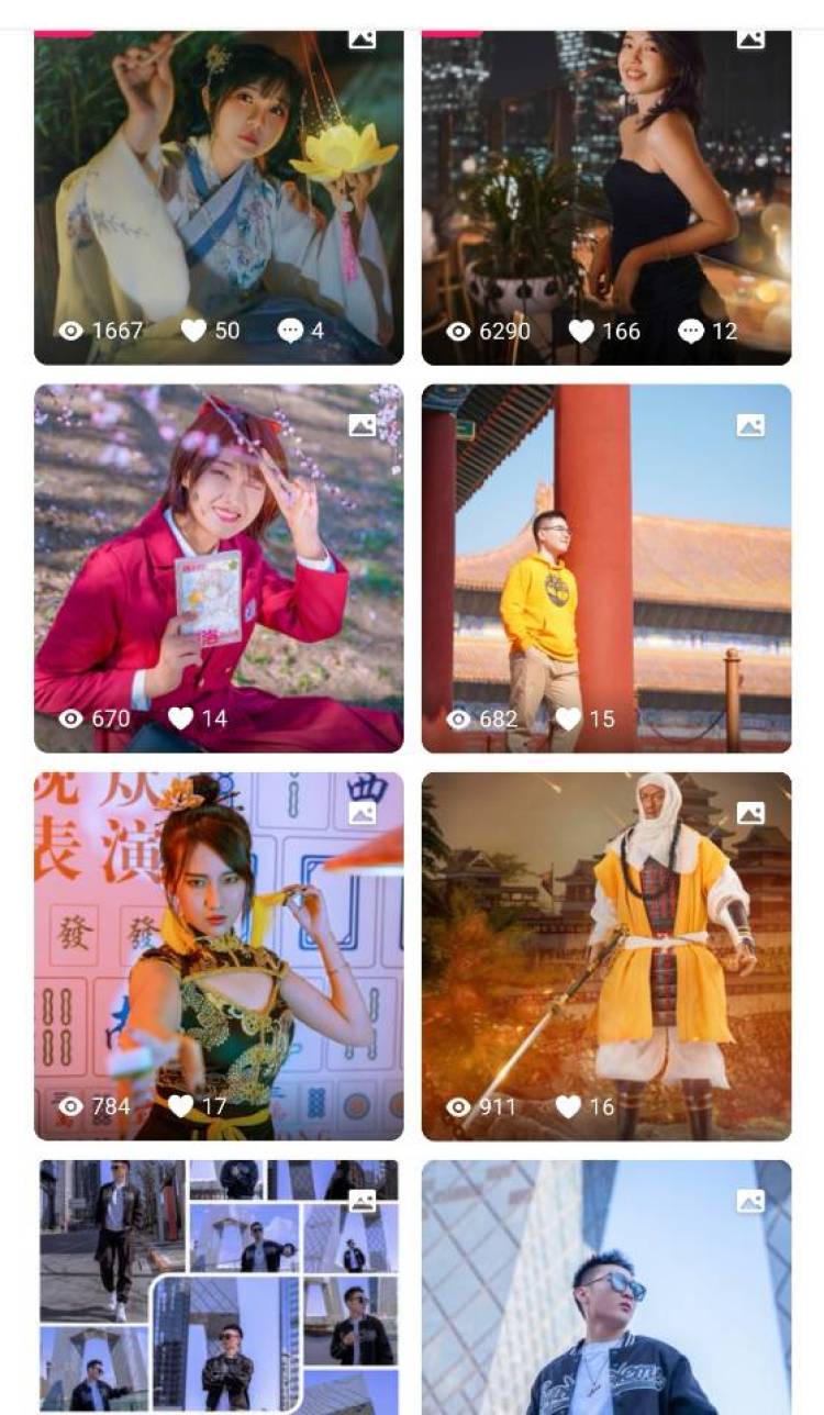 北京摄影，擅长复古，港风，街拍，汉服等，寻表现力好的模特长期